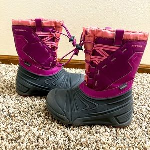 Merrell kids snow boots size 13